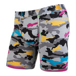 Weekday Snow Camo Boxer Brief // Grey + Black + Multi (L)