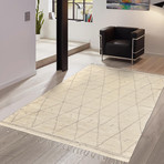 Moroccan Collection // Wool Area Rug // PLW (6'0"L x 4'0"W)