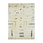 Moroccan Collection // Lamb Wool Area Rug // PSL03 (8'8"L x 5'11"W)