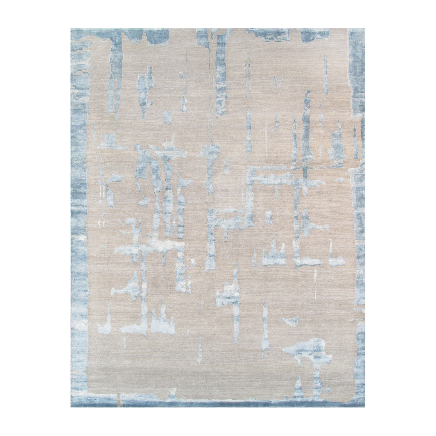 Modern Collection Silk Wool Area, Contemporary Wool Area Rugs