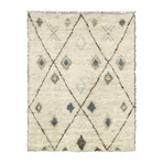 Moroccan Collection // Wool Area Rug // PSL9 ( 9'7"L x 7'10"W)