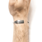 Silver Paddle Bangle