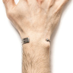 Silver Paddle Bangle