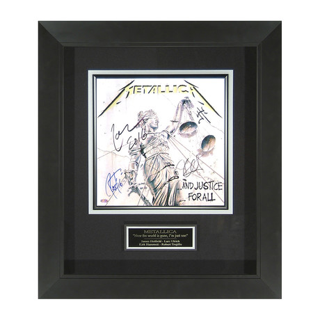 Metallica // And Justice For All // Band Signed