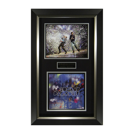 Coldplay // Paradise // Band Signed