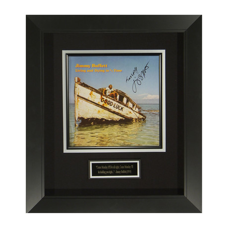 Jimmy Buffett // Living And Dying In 3/4 Time // Autographed