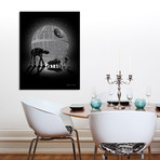 Death Star // Aluminum Print (16"W x 20"H x 0.2"D)