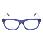 Thick Rim Rectangle Metal Sided // Blue