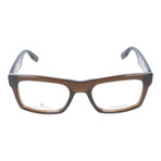 Heavy Rim Rectangular // Brown + Black