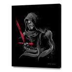 The Dark Side Awakens // Canvas Print (16"W x 20"H x 1.5"D)