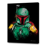 Mandalorian Armor // Canvas Print (16"W x 20"H x 1.5"D)