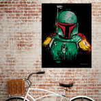 Mandalorian Armor // Canvas Print (16"W x 20"H x 1.5"D)