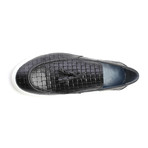 Woven Texture Tassel Loafer Sneaker // Black (Euro: 41)