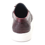 Woven Texture Tassel Loafer Sneaker // Bordeaux (Euro: 40)