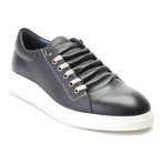 Concealed Lace Sneaker // Black (Euro: 44)