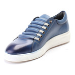 Concealed Lace Sneaker // Blue (Euro: 40)