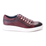 Concealed Lace Sneaker // Bordeaux (Euro: 42)