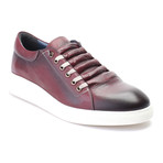 Concealed Lace Sneaker // Bordeaux (Euro: 44)