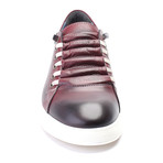 Concealed Lace Sneaker // Bordeaux (Euro: 40)