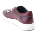 Concealed Lace Sneaker // Bordeaux (Euro: 45)