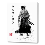 Immortal Samurai Sumi-e (12"H x 8"W x 0.75"D)