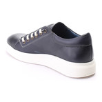 Concealed Lace Sneaker // Dark Blue (Euro: 43)