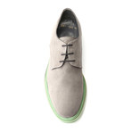 Contrast Sole Lace-Up Suede Derby // Grey (Euro: 40)