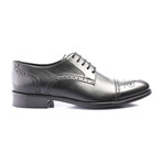 Perforated Captoe Brogue Derby // Black (Euro: 41)