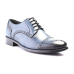 Perforated Captoe Brogue Derby // Dark Blue (Euro: 44)