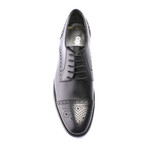 Perforated Captoe Brogue Derby // Black (Euro: 44)