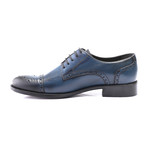 Perforated Captoe Brogue Derby // Dark Blue (Euro: 42)