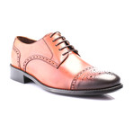 Perforated Captoe Brogue Derby // Tobacco (Euro: 40)