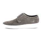 Suede Wingtip Derby Sneaker // Grey (Euro: 40)