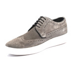 Suede Wingtip Derby Sneaker // Grey (Euro: 41)