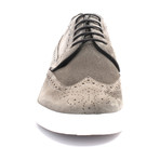 Suede Wingtip Derby Sneaker // Grey (Euro: 42)