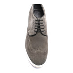 Suede Wingtip Derby Sneaker // Grey (Euro: 41)