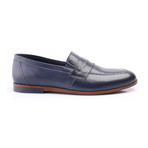 Slip-On Elasticized Pennyloafer // Dark Blue (Euro: 44)