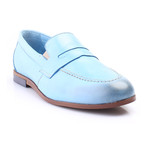 Slip-On Elasticized Pennyloafer // Blue (Euro: 44)