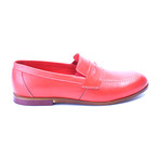 Slip-On Elasticized Pennyloafer // Red (Euro: 44)