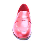 Slip-On Elasticized Pennyloafer // Red (Euro: 41)