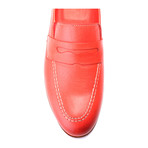 Slip-On Elasticized Pennyloafer // Red (Euro: 43)