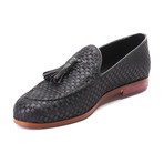 Woven Tassel Loafer // Black (Euro: 41)