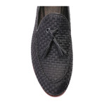 Woven Tassel Loafer // Black (Euro: 44)