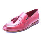 Slip-On Elasticized Tassel Pennyloafer // Bordeaux (Euro: 44)