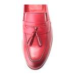 Slip-On Elasticized Tassel Pennyloafer // Bordeaux (Euro: 42)