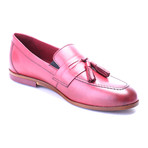 Slip-On Elasticized Tassel Pennyloafer // Bordeaux (Euro: 41)