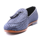 Woven Tassel Loafer // Dark Blue (Euro: 40)