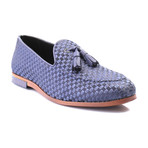 Woven Tassel Loafer // Dark Blue (Euro: 44)