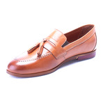 Slip-On Elasticized Tassel Pennyloafer // Tobacco (Euro: 42)