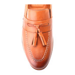 Slip-On Elasticized Tassel Pennyloafer // Tobacco (Euro: 43)